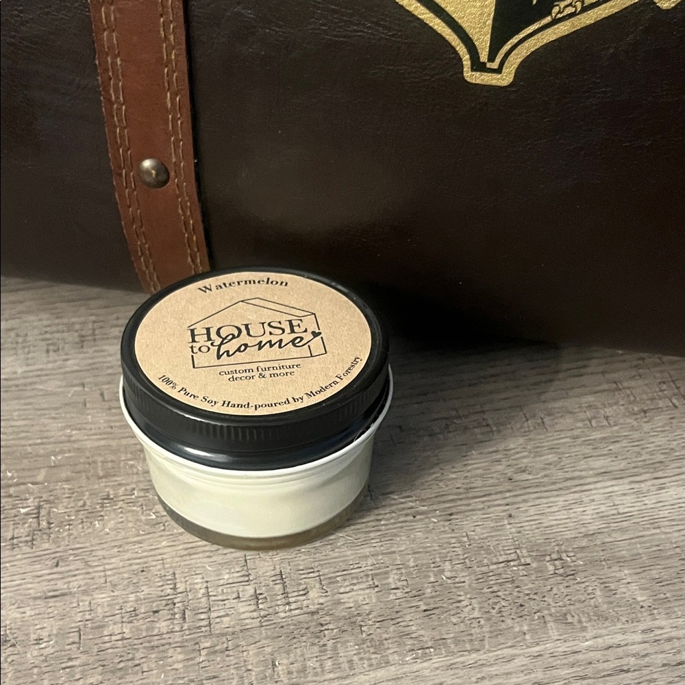 Watermelon Scented 100% Soy Candle